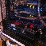 The psu mounted in my rig. *photo taken with my phone*